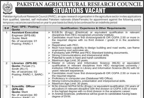 Pakistan Agriculture Counsil Research Jobs 2025 - Latest Jobs in Pakistan 2025 1 Pakistan Agriculture Counsil Research Jobs 2025